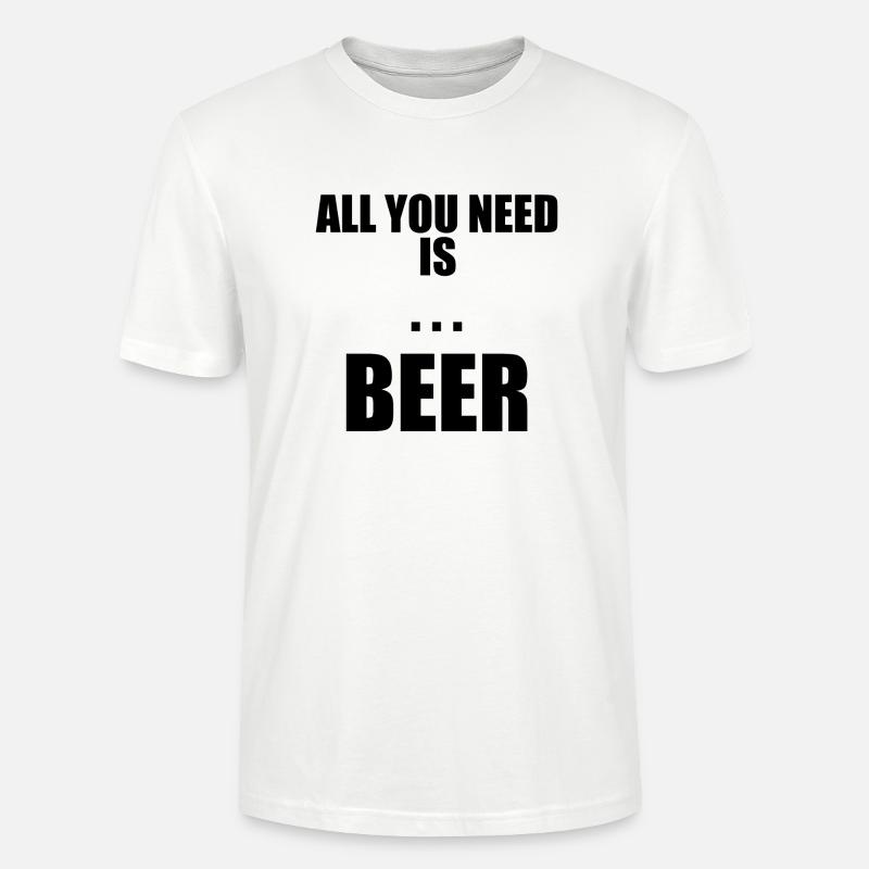 Beer - Stanley/Stella Unisex Bio-T-Shirt CRAFTER - Weiß