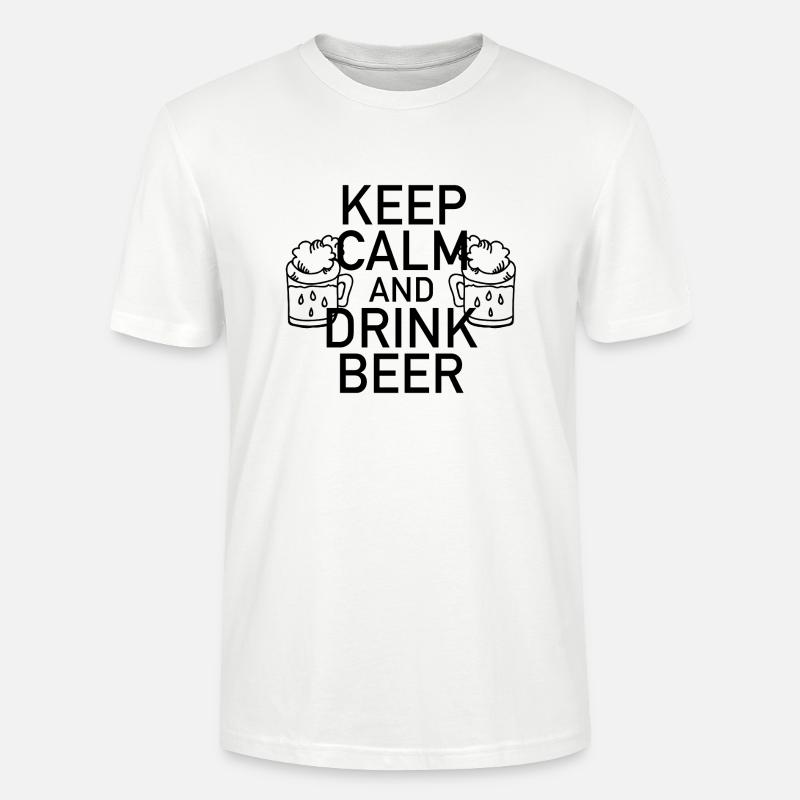 Keep Calm - Stanley/Stella Unisex Bio-T-Shirt CRAFTER - Weiß