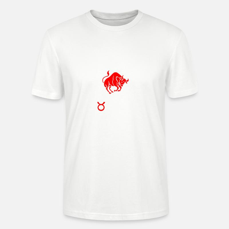 Sternzeichen Stier - Stanley/Stella Unisex Bio-T-Shirt CRAFTER - Weiß