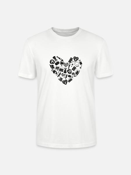 Bavarian Flag | - Stanley/Stella CRAFTER Unisex Organic T-Shirt - white