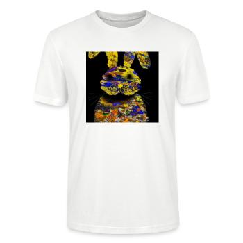Osterhase - Stanley/Stella Unisex Bio-T-Shirt CRAFTER - Weiß - Vorne - Alina (178cm) & Michal (187cm)