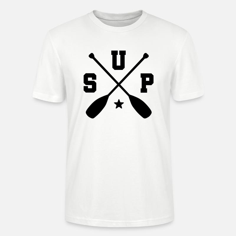 SUP paddle - T-shirt bio CRAFTER Stanley Stella Unisexe - blanc