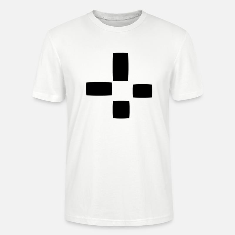 Square Pattern Four Shapes Shape - Stanley/Stella CRAFTER Unisex Organic T-Shirt - white