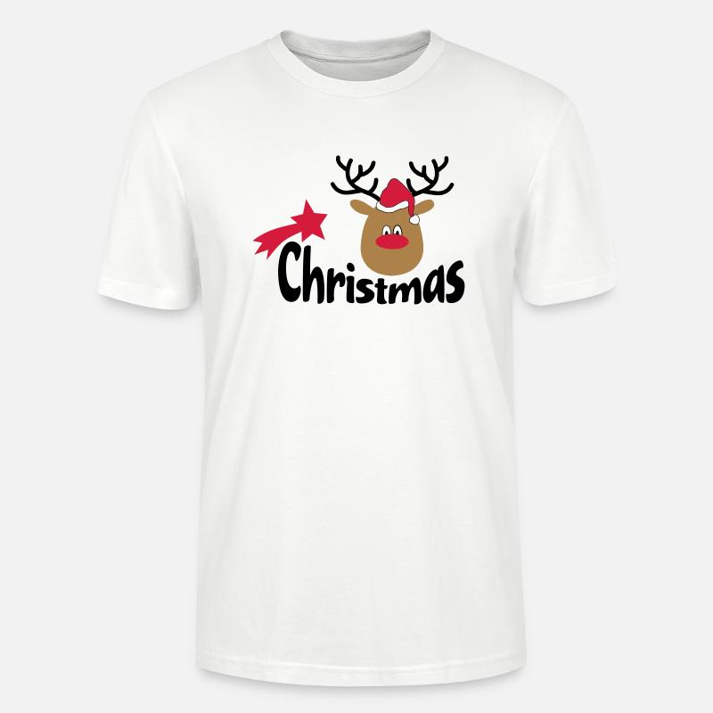 Weihnachten - Stanley/Stella Unisex Bio-T-Shirt CRAFTER - Weiß