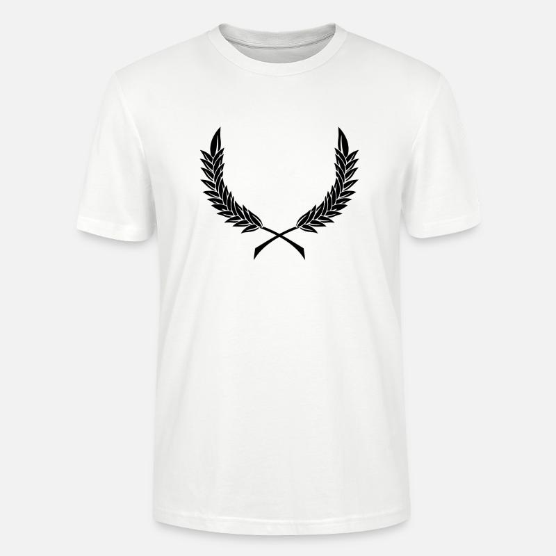 Couronnes · formes · Symboles - T-shirt bio CRAFTER Stanley Stella Unisexe - blanc