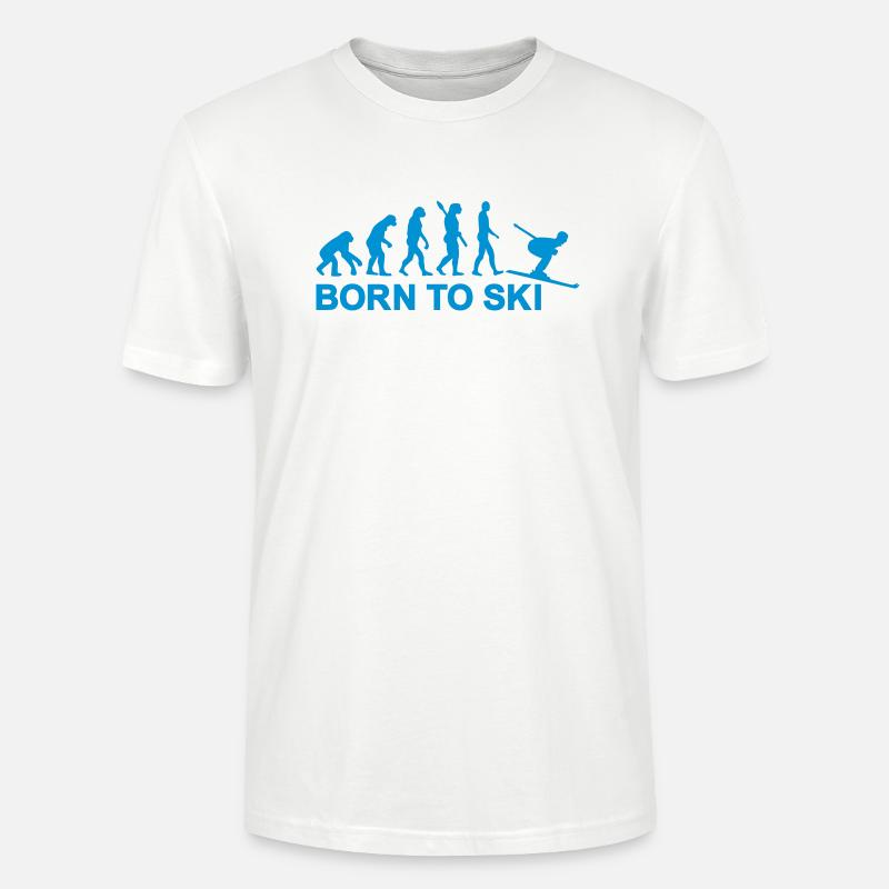 Evolution Ski - Stanley/Stella CRAFTER Unisex Organic T-Shirt - white