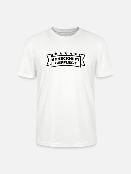 Scheckheftgepflegt Spruchband - Stanley/Stella Unisex Bio-T-Shirt CRAFTER - Weiß