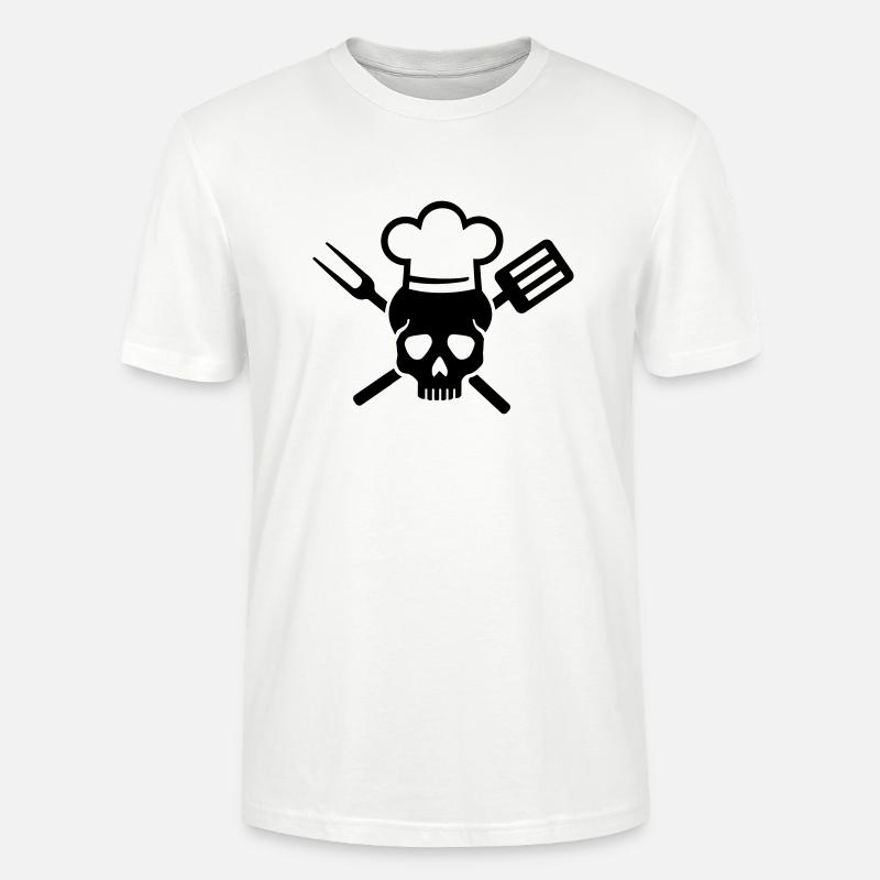 Cuisinier - T-shirt bio CRAFTER Stanley Stella Unisexe - blanc