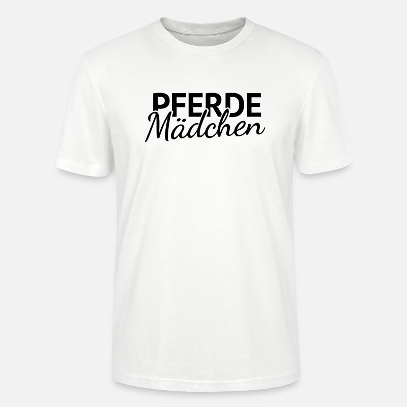 Pferdemädchen - Stanley/Stella Unisex Bio-T-Shirt CRAFTER - Weiß