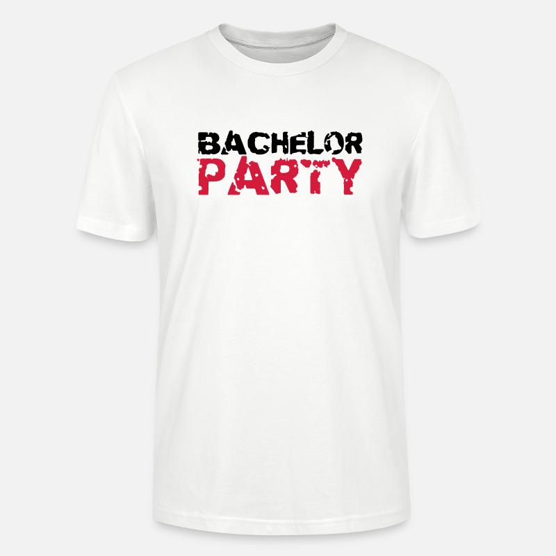 Bachelor Party Stempel Design - T-shirt bio CRAFTER Stanley Stella Unisexe - blanc