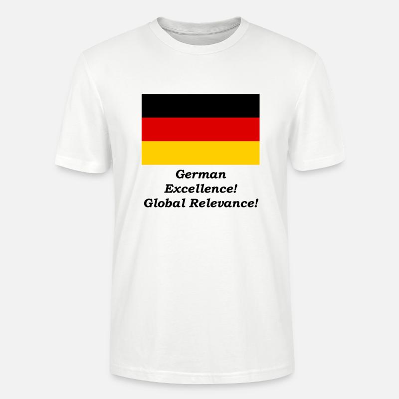 German Excellence! - Global Relevance! - Stanley/Stella Unisex Bio-T-Shirt CRAFTER - Weiß