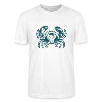 Meerestiere - Stanley/Stella Unisex Bio-T-Shirt CRAFTER - Weiß - Vorne - Alina (178cm) & Michal (187cm)