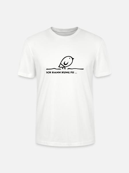 Tweetlercools - I can KUNG FU - Stanley/Stella CRAFTER Unisex Organic T-Shirt - white