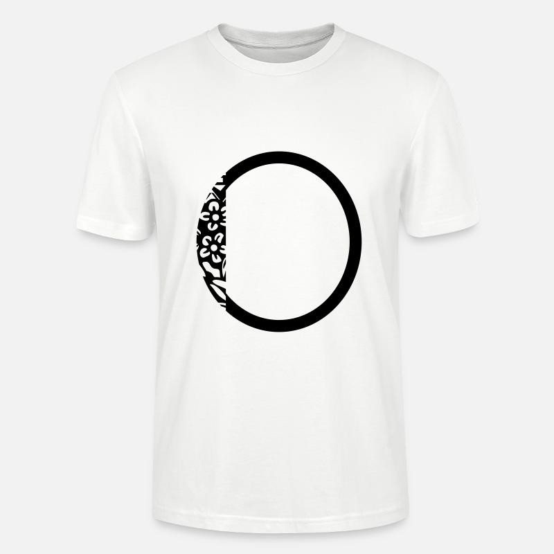 Buchstabe O - Stanley/Stella Unisex Bio-T-Shirt CRAFTER - Weiß