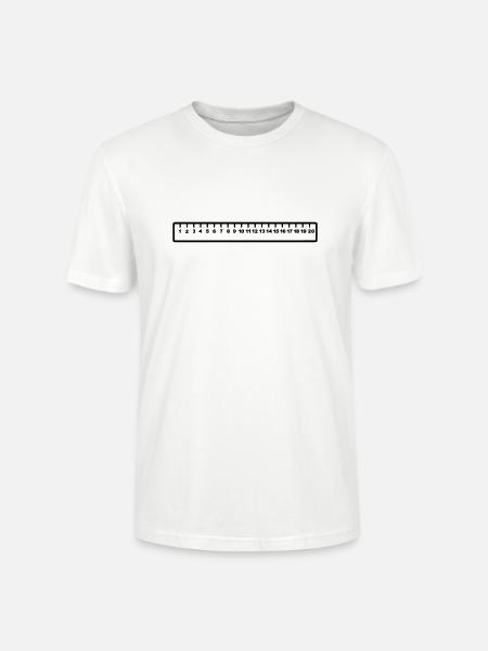 Règle - T-shirt bio CRAFTER Stanley Stella Unisexe - blanc