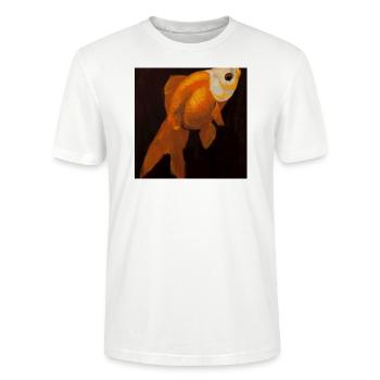Fisch - Stanley/Stella Unisex Bio-T-Shirt CRAFTER - Weiß - Vorne - Alina (178cm) & Michal (187cm)