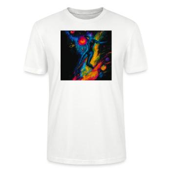 Bunter Tanz - Stanley/Stella Unisex Bio-T-Shirt CRAFTER - Weiß - Vorne - Alina (178cm) & Michal (187cm)