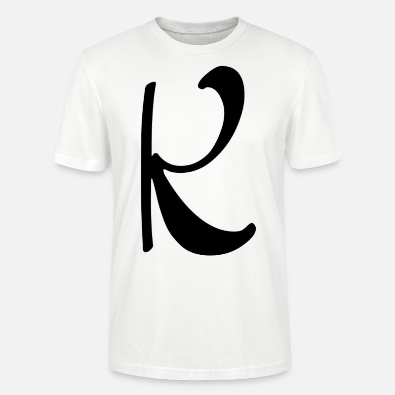 Buchstabe K - Stanley/Stella Unisex Bio-T-Shirt CRAFTER - Weiß