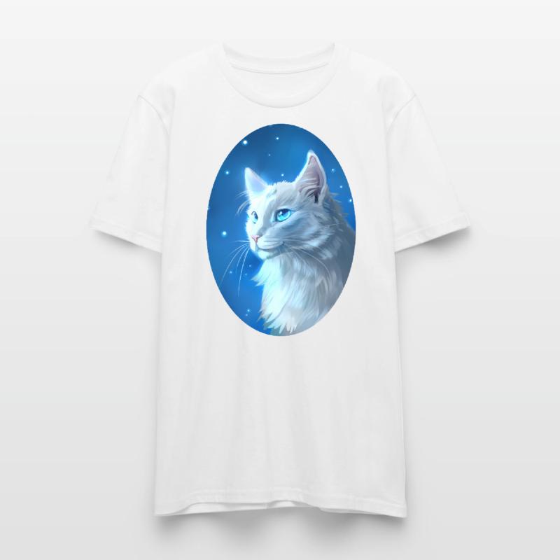 Cloudtail Cloud Tail Warrior Katten Witte Kat Stanley/Stella Uniseks bio-T-shirt CRAFTER