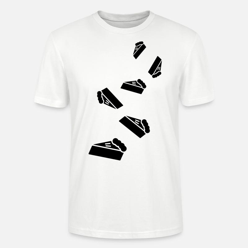 Icône de gâteau au fromage - T-shirt bio CRAFTER Stanley Stella Unisexe - blanc