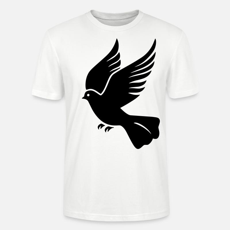 Taube - Stanley/Stella Unisex Bio-T-Shirt CRAFTER - Weiß