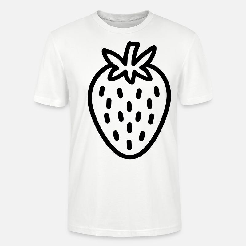 fraise - T-shirt bio CRAFTER Stanley Stella Unisexe - blanc
