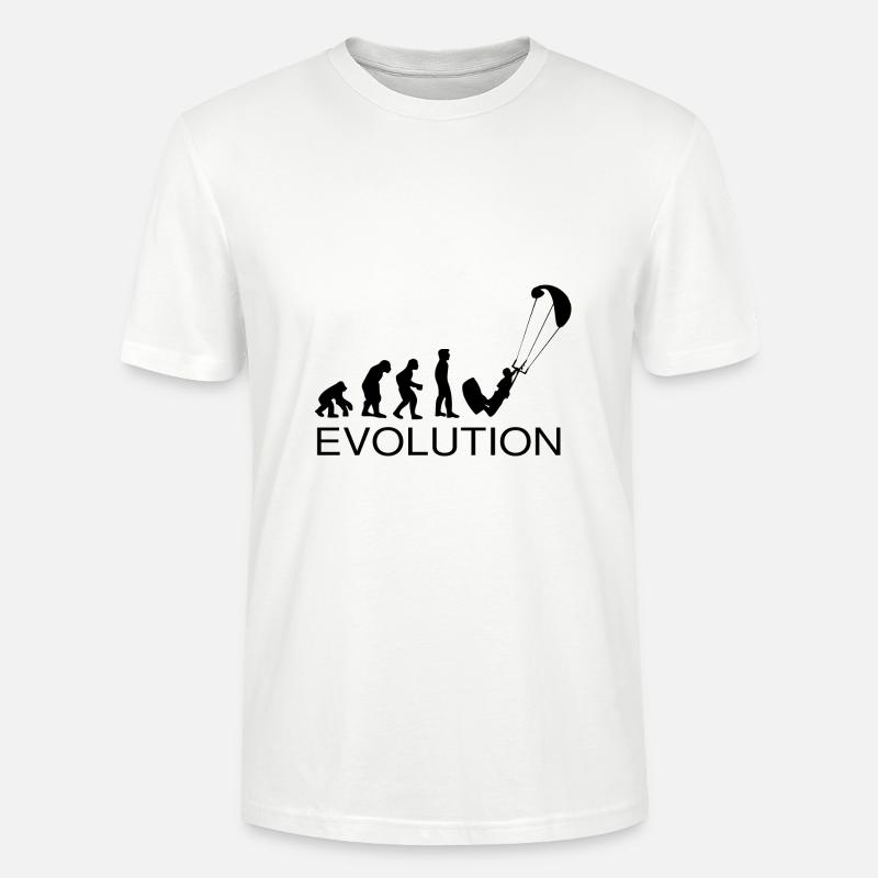 Evolution Kite Surf - Stanley/Stella Unisex Bio-T-Shirt CRAFTER - Weiß