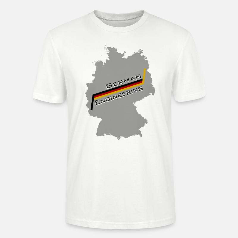 German Engineering - Stanley/Stella Unisex Bio-T-Shirt CRAFTER - Weiß