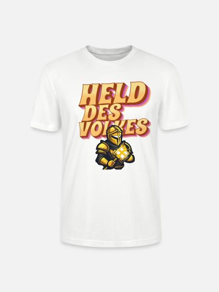 Held des Volkes - Stanley/Stella Unisex Bio-T-Shirt CRAFTER - Weiß