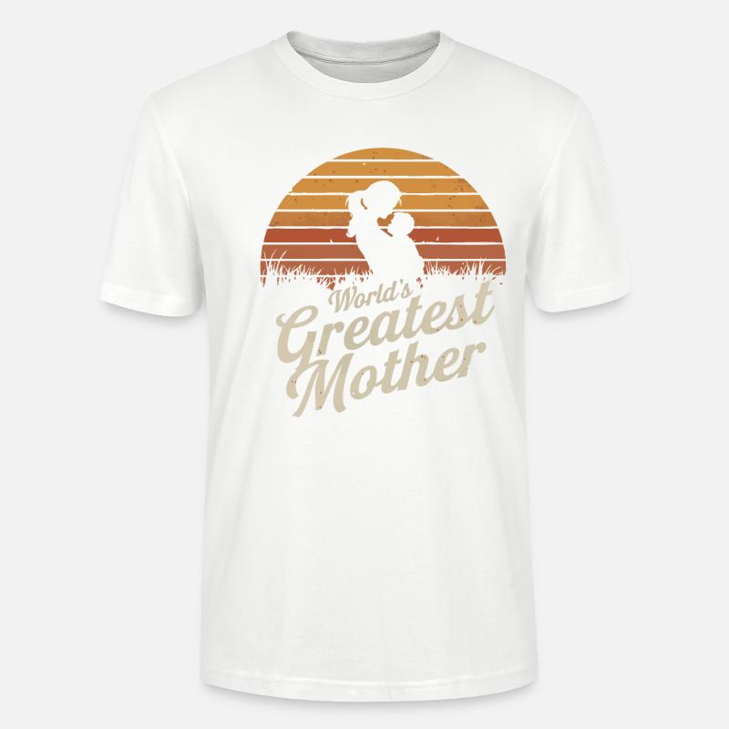 Die beste Mutter der Welt - Stanley/Stella Unisex Bio-T-Shirt CRAFTER - Weiß