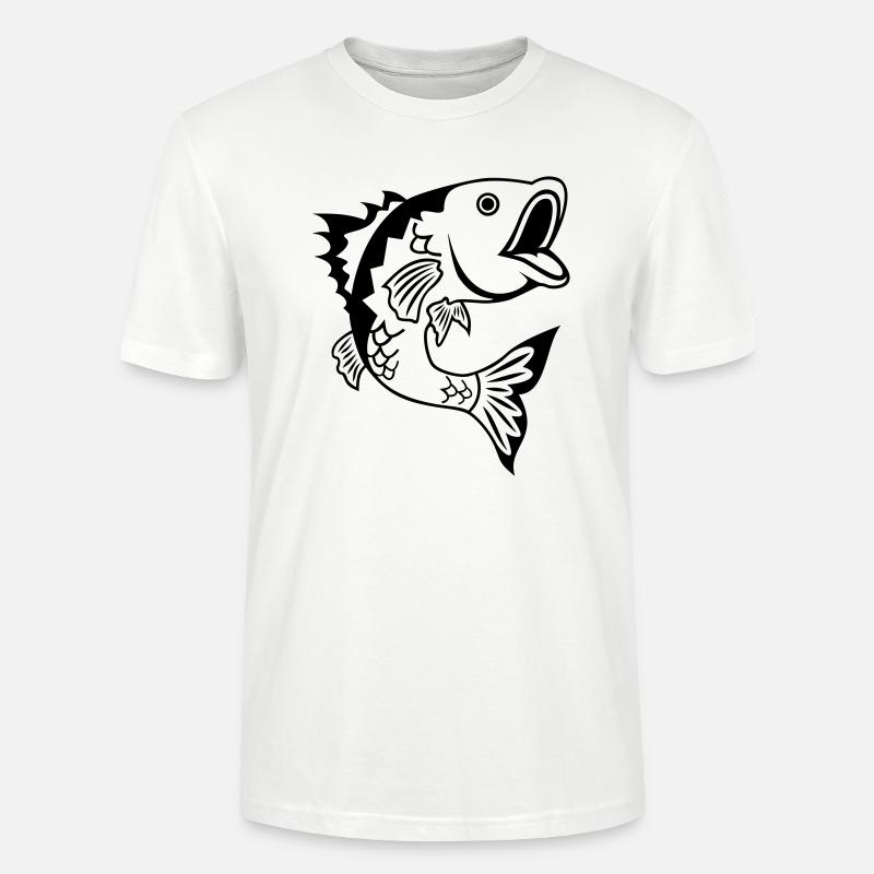 Fisch - Stanley/Stella Unisex Bio-T-Shirt CRAFTER - Weiß