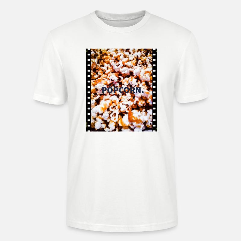 Popcorn - Stanley/Stella Unisex Bio-T-Shirt CRAFTER - Weiß