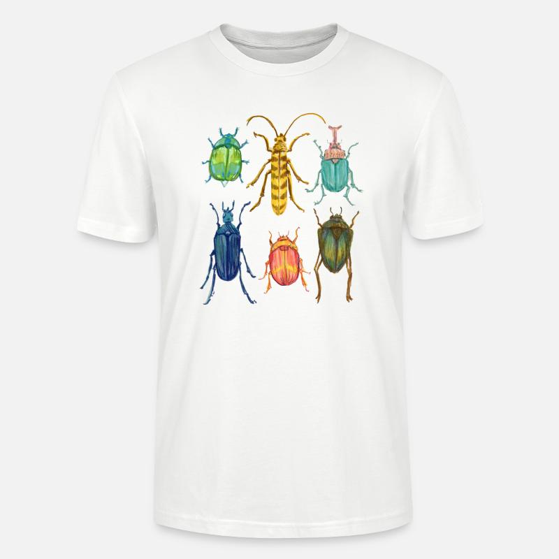 Bunte Kaefer Sammlung - Stanley/Stella Unisex Bio-T-Shirt CRAFTER - Weiß