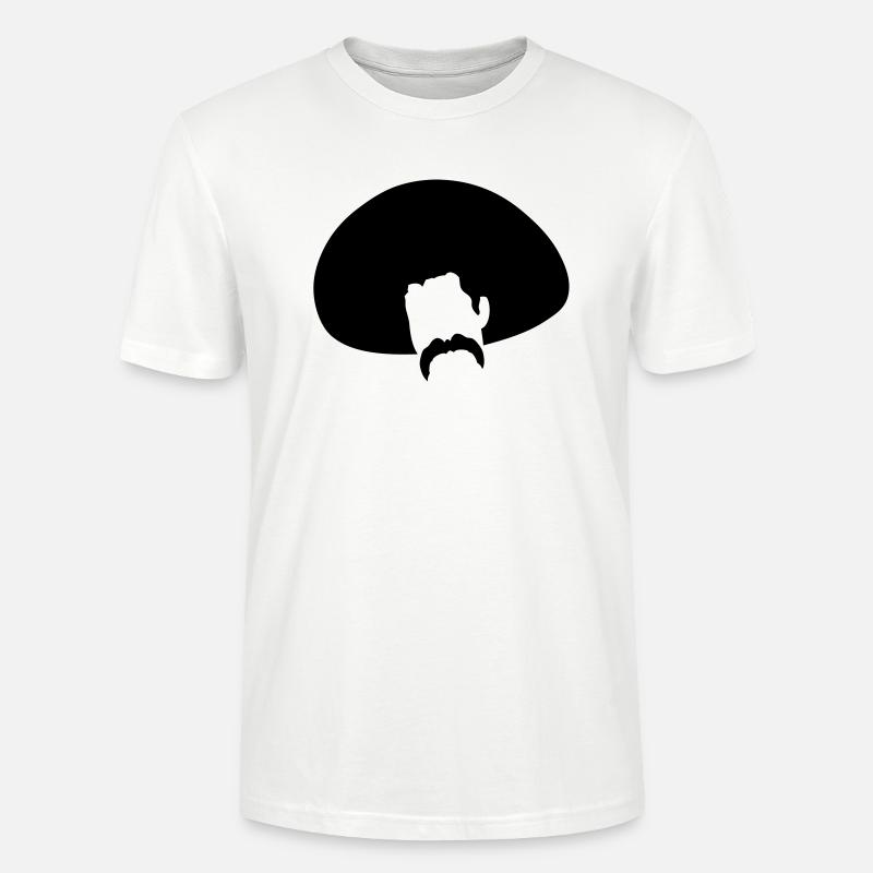 Mexikanischen Hut Schnurrbart mustache5 - Stanley/Stella Unisex Bio-T-Shirt CRAFTER - Weiß