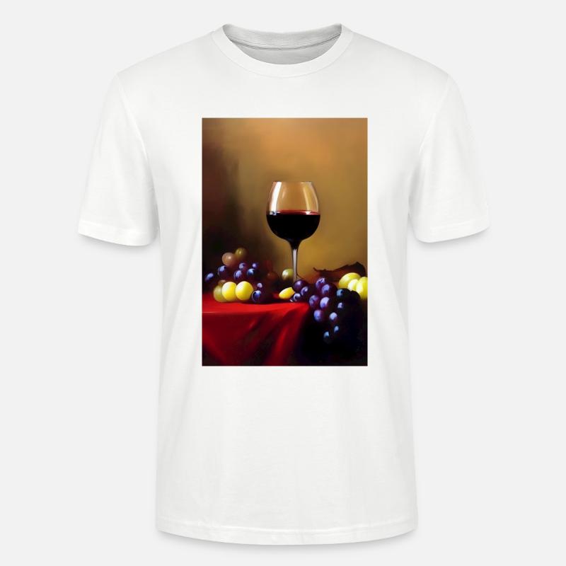 Wein Trinker - Stanley/Stella Unisex Bio-T-Shirt CRAFTER - Weiß