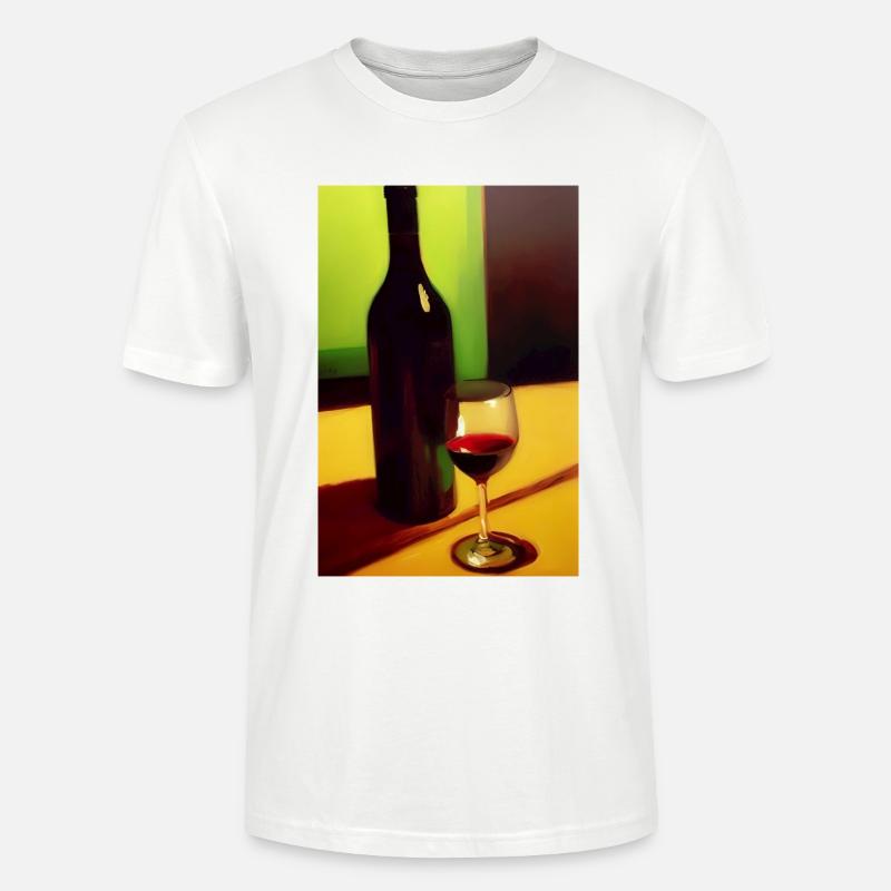 Wein Trinker - Stanley/Stella Unisex Bio-T-Shirt CRAFTER - Weiß