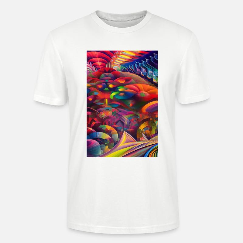 Abstrakte Kunst - Stanley/Stella Unisex Bio-T-Shirt CRAFTER - Weiß