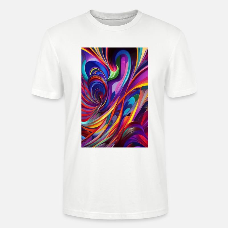 Abstrakte Kunst - Stanley/Stella Unisex Bio-T-Shirt CRAFTER - Weiß