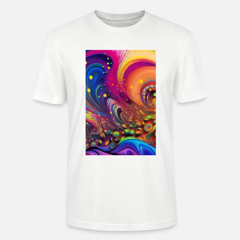 Abstrakte Kunst - Stanley/Stella Unisex Bio-T-Shirt CRAFTER - Weiß