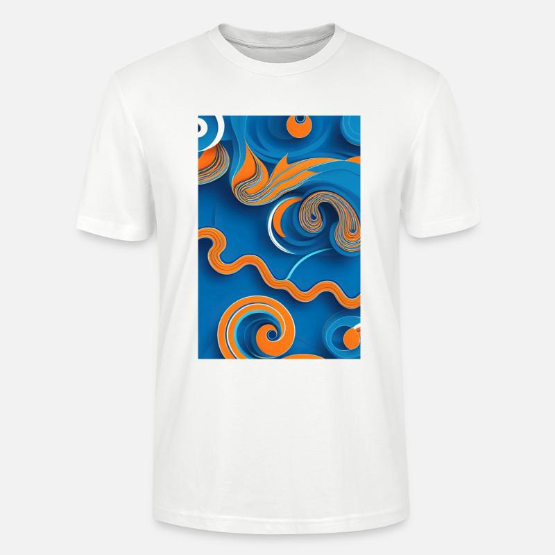 Abstrakte Kunst - Stanley/Stella Unisex Bio-T-Shirt CRAFTER - Weiß