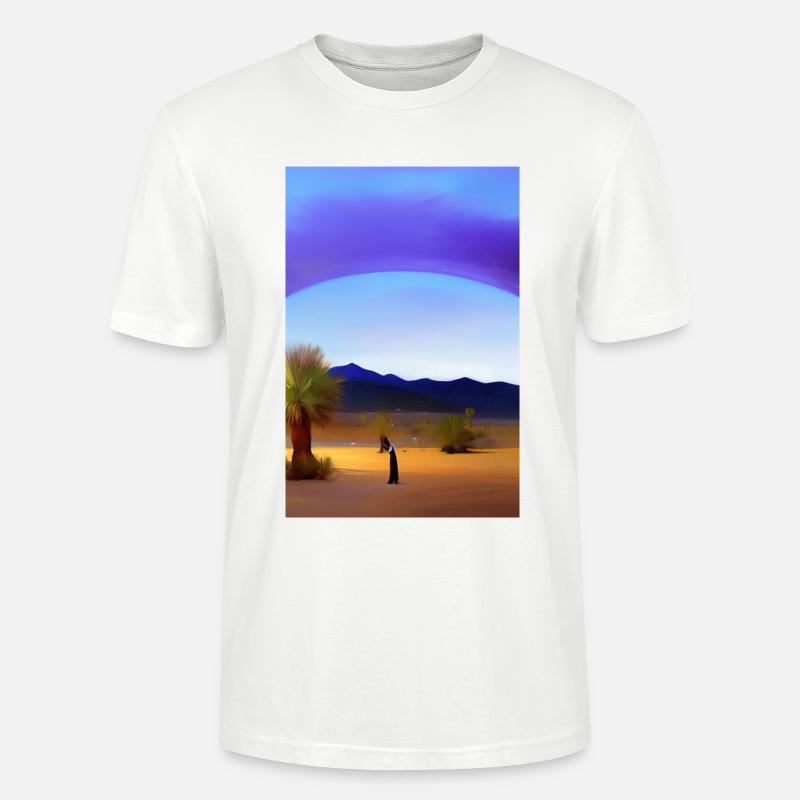 Arabische Wüste - Stanley/Stella Unisex Bio-T-Shirt CRAFTER - Weiß