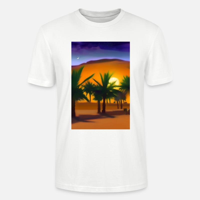 Arabische Wüste - Stanley/Stella Unisex Bio-T-Shirt CRAFTER - Weiß