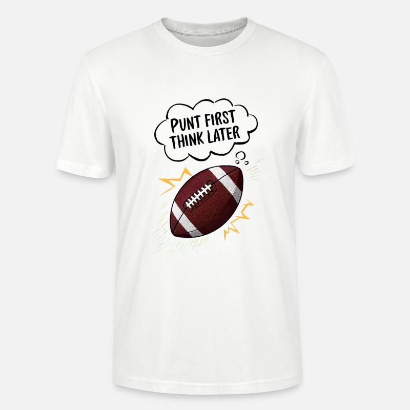 Botter d’abord, réfléchir plus tard - T-shirt bio CRAFTER Stanley Stella Unisexe - blanc