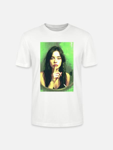 pssst III - Stanley/Stella Unisex Bio-T-Shirt CRAFTER - Weiß