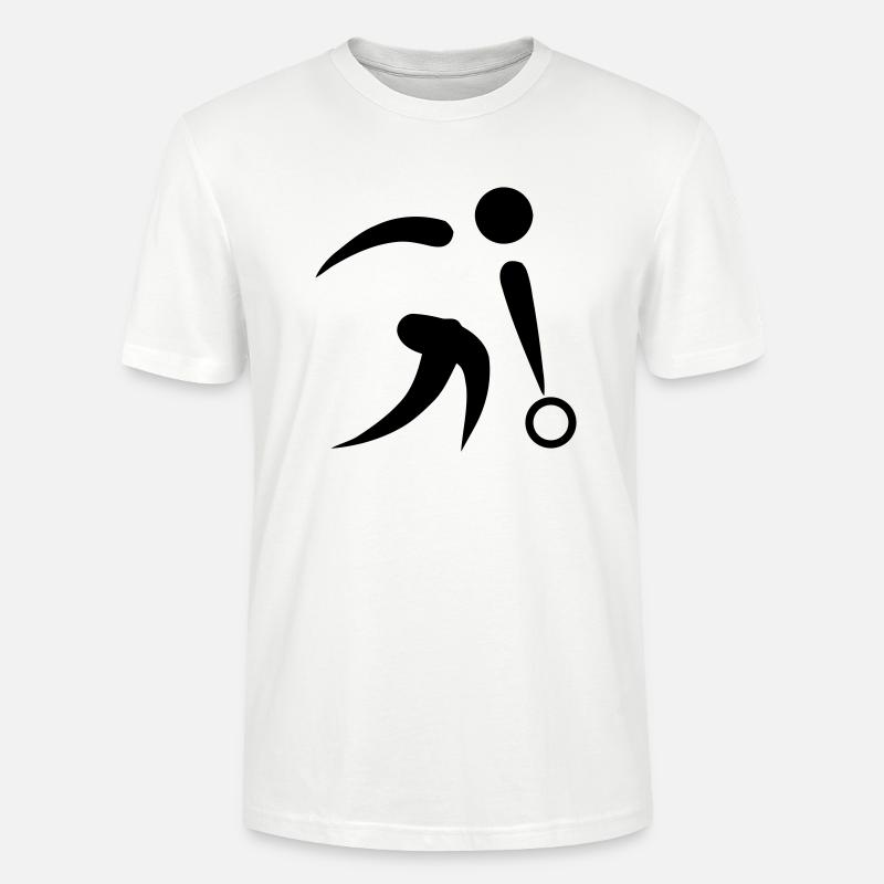 Bowling - Stanley/Stella Unisex Bio-T-Shirt CRAFTER - Weiß