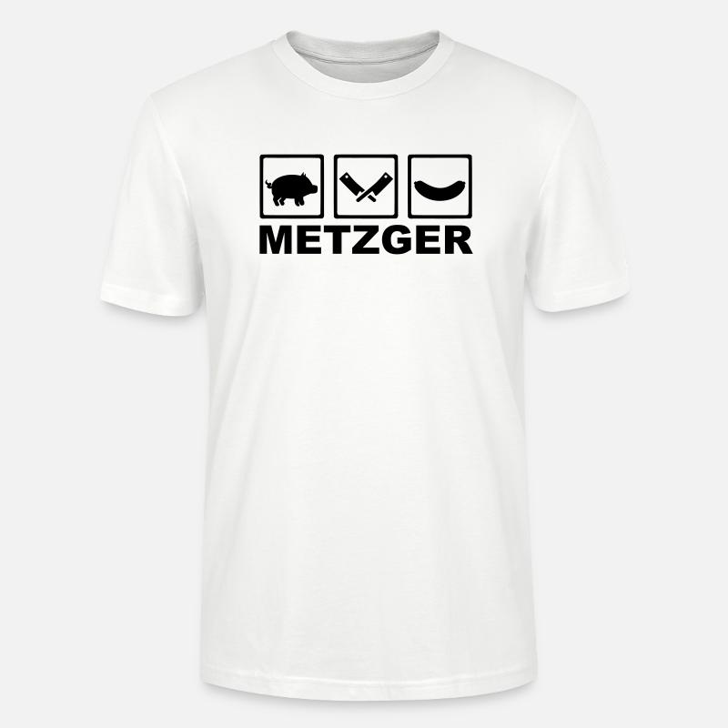 Metzger - Stanley/Stella Unisex Bio-T-Shirt CRAFTER - Weiß