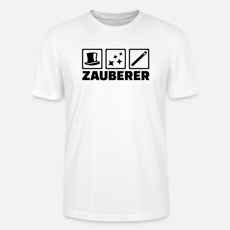 Zauberer - Stanley/Stella Unisex Bio-T-Shirt CRAFTER - Weiß