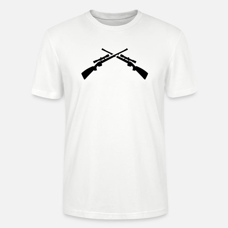 Gewehr - Stanley/Stella Unisex Bio-T-Shirt CRAFTER - Weiß
