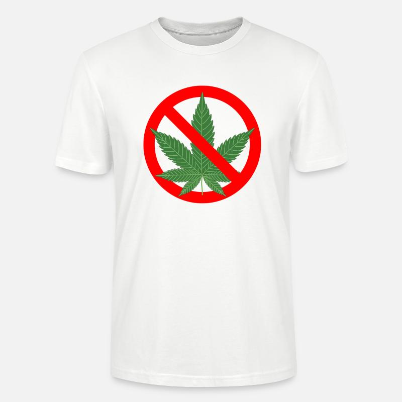 Aucune interdiction de cannabis - T-shirt bio CRAFTER Stanley Stella Unisexe - blanc