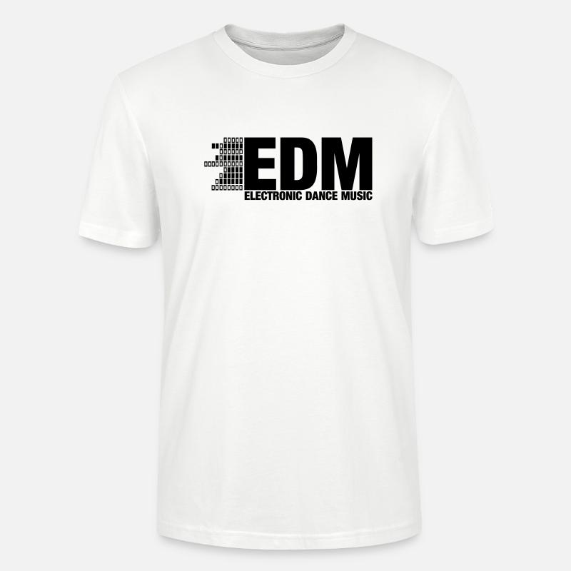 ELECTRO,DUBSTEP,EDM,MUSIC,DANCE,ELECTRONIC,MINIMAL - Stanley/Stella Unisex Bio-T-Shirt CRAFTER - Weiß